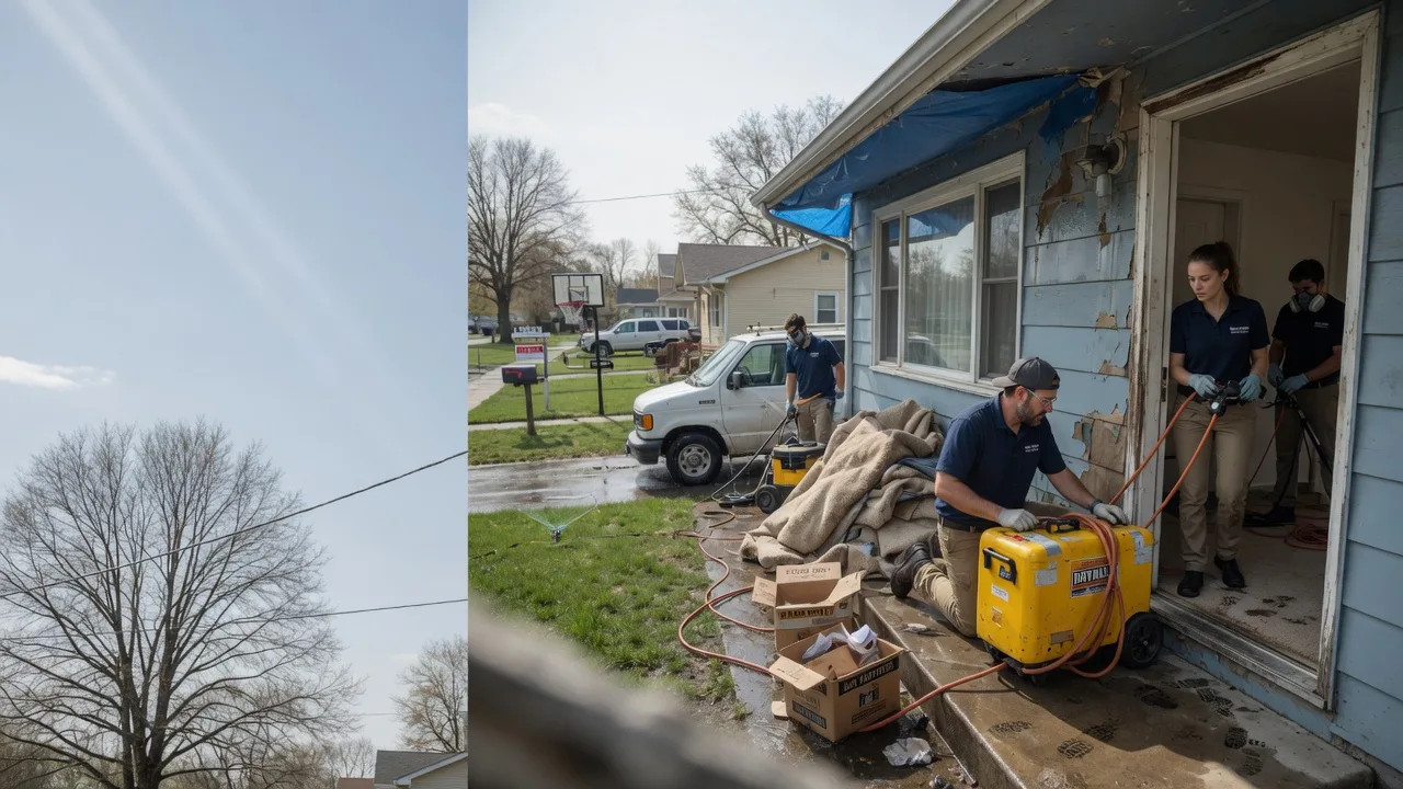 Basement Flood Cleanup in Oldhams, VA near me